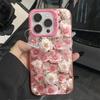 Rose Sea Pattern Cute Girls Phone Case For Apple Iphone