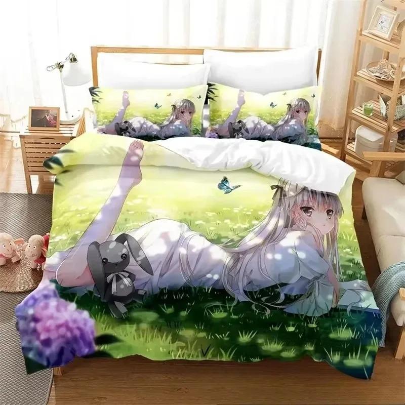 Comforter Anime Yosuga No Sora Bedding Set For Bedroom Soft Modern S Comefortable Kids And