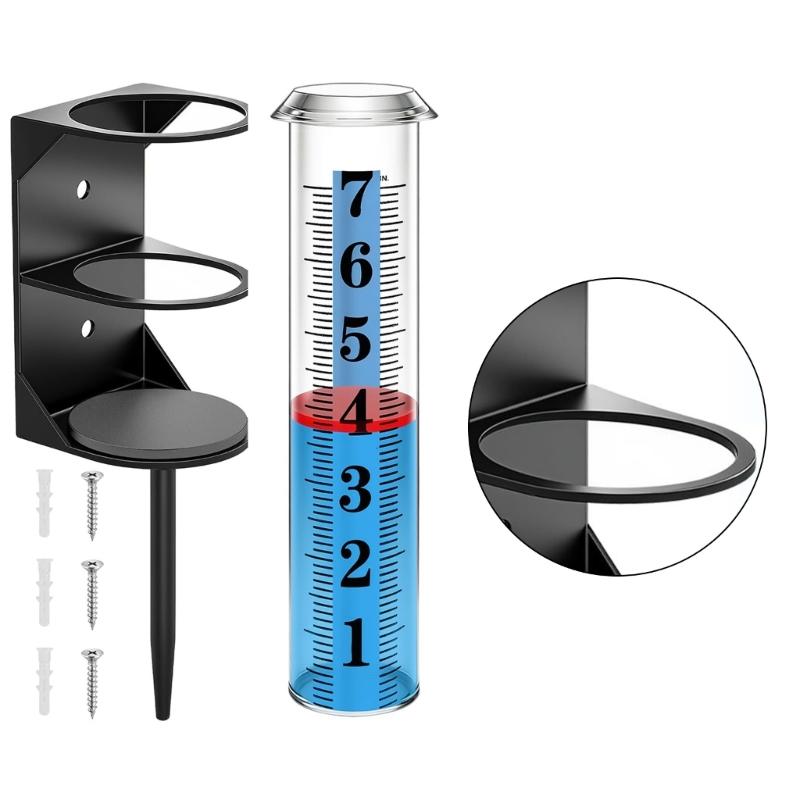Durability Outdoor Rain Gauge with Easy Install Feature for Quick Setups In Garden or Yard Environment