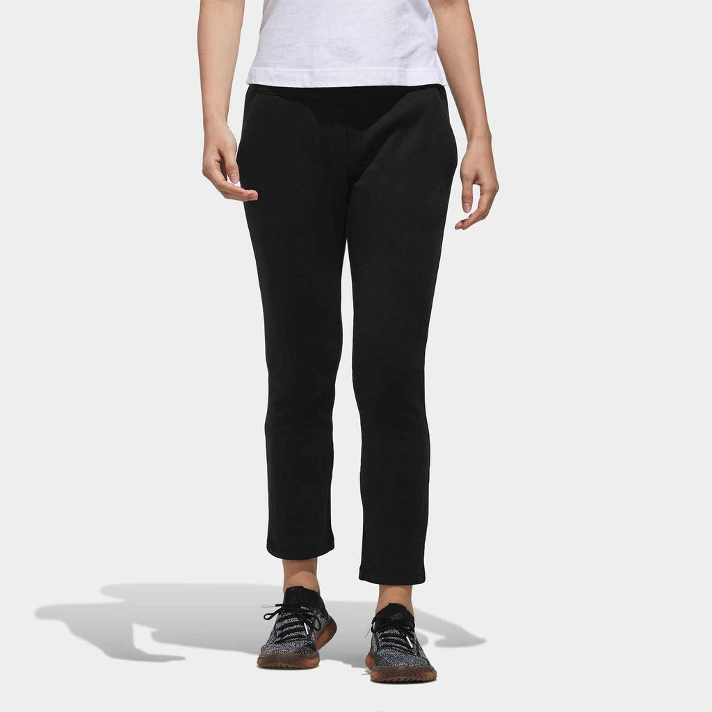 Adidas Cny Pnt Dk Solid Color Straight Leg Sports Pants Women Pants Black DW4644