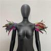 Gothic Halloween Masquerade Feather Shawl Costume Accessory