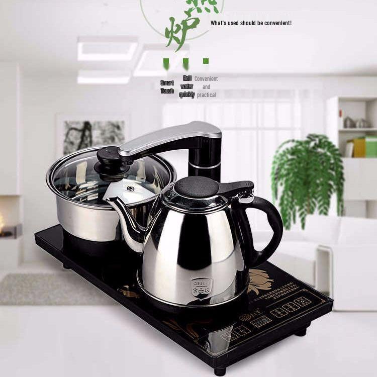 

Electric Kettle Tea Set with Induction Cooker and Automatic Shut-Off
