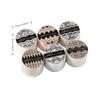 6 rolls/set, vintage washi tape, lace elements, can be used for border decorations, scrapbook and journal stickers, self adhesive