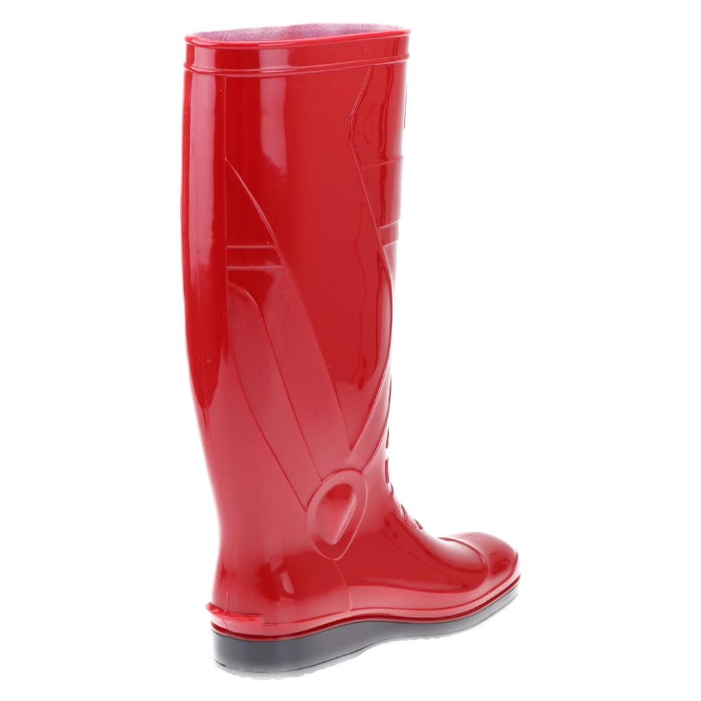 Galec PVC Integrally Molded Fishing Red Medium [Mitsuuma] Men's Boots, Anti-slip, Oil-resistant, Antibacterial, No.7070,