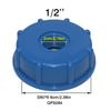 1 Pezzo Adattatore Resistente per Serbatoio IBC S60X6 Tappo a Filettatura Grossa Filettatura Femmina da 60 mm a Connettore Adattatore da 1/2", 3/4", 1"