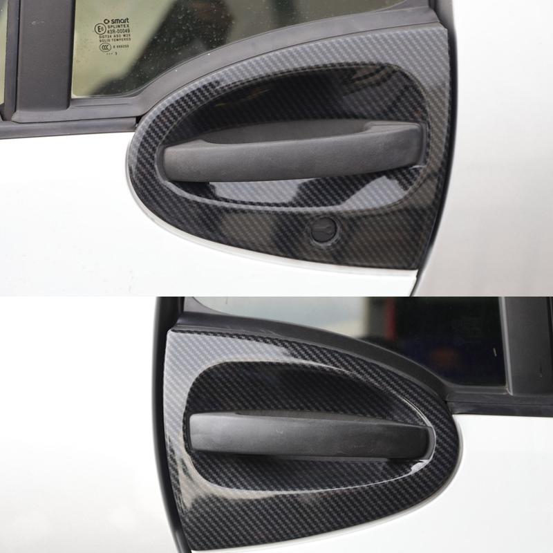 Fibră de carbon Husă decorativă interioară Turnare Instrument Carcasă de viteze Carcasă modificată pentru Old Smart 451 fortwo