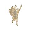 Große Metall-Haarklammer für Damen High-End-Design Strass Schmetterling Stil Haaraccessoires für Hochsteckfrisuren und Haarstyling