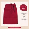 Custom Waterproof Canvas Waist Apron with Logo for Catering, Milk Tea Shops, Baristas