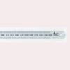 Shinwa Sokutei Narrow 13293 Ruler, Silver, 200cm,