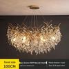 Elegant French Crystal Chandelier for Grand Duplex Living Room