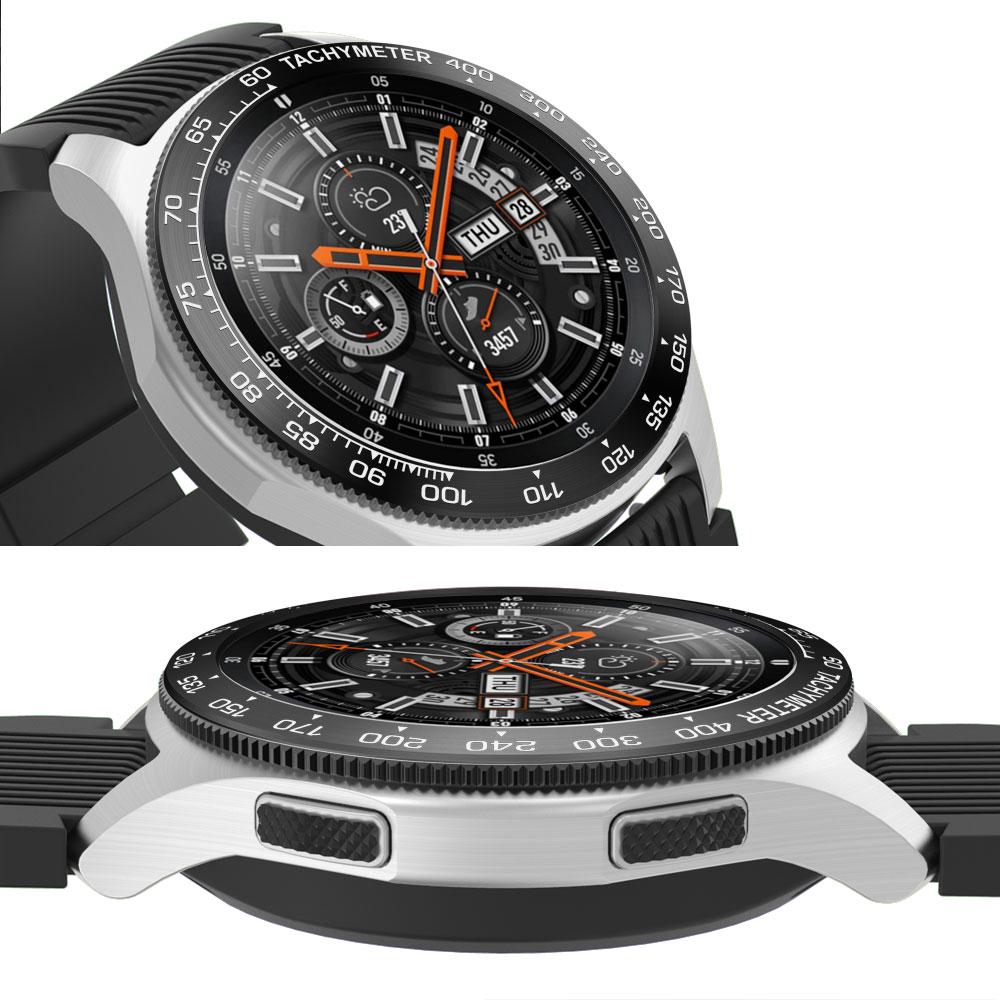 Samsung Galaxy Watch 42/46mm Çelik Çerçeve Lisi Şekillendirme Halka
