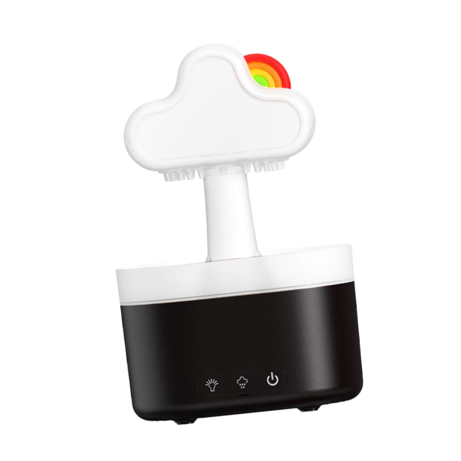 

Ночной увлажнитель воздуха Диффузор с эфирными маслами Диффузор с каплями дождя чёрный