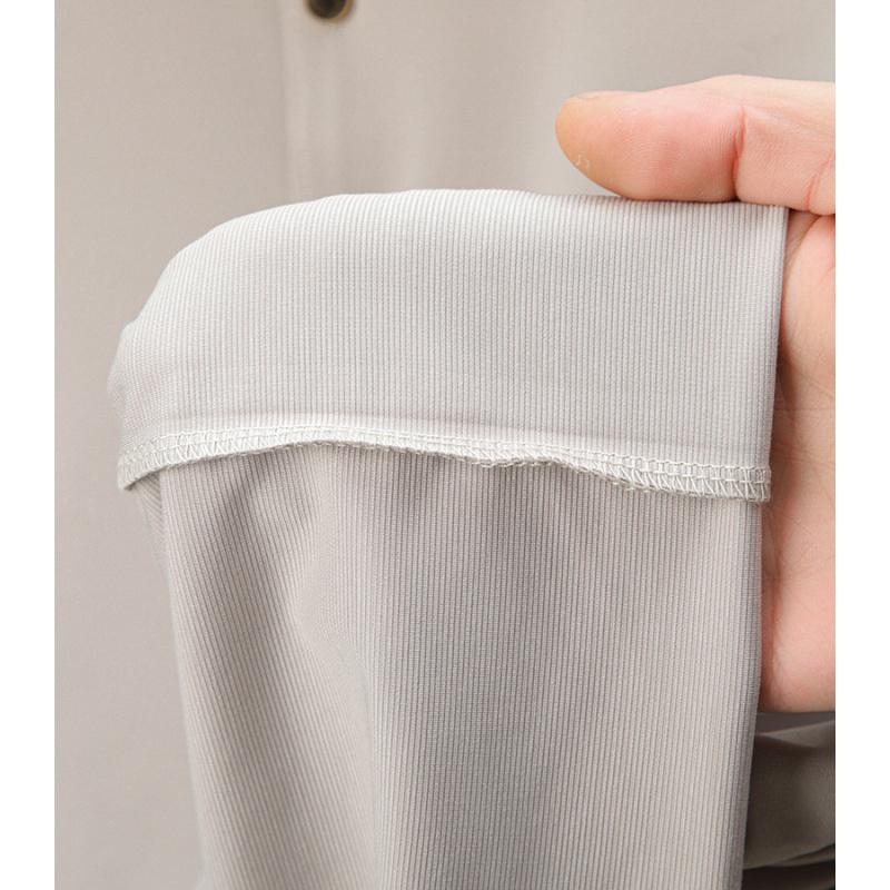 New Summer Short-Sleeve Ice Silk Men'S Polo Shirt For Middle-Aged Men High-End Breathable Short-Sleeve Polo Shirt For Men