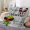 Customiz Name Personality Hysterical Mini Blanket Soft &Warm Sofa Office Bed Travel Lunch Break Blanket, Gift Suitable All Seasons