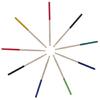 1 Pair Musical Instrument Percussion Accessory Drum Sticks with Non-Slip Handle