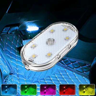 Magnet Atmosphere Lamp USB Rechargeable Wireless Light New Interior Ambient Light  Car