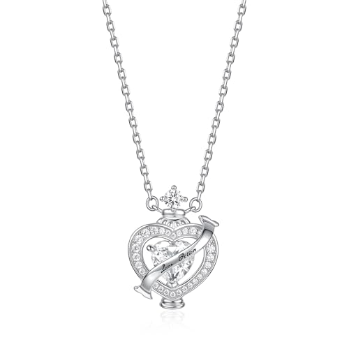 

Official x Harry Potter Amortentia White Necklace for Women, Silver, Harry Potter, Halloween, Christmas Gift