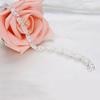 Elegant 925 Sterling Silver Beaded Bracelet with Hollow Ring for Women