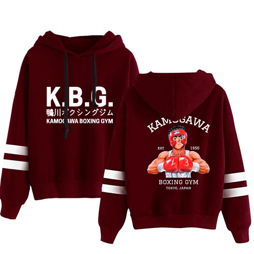 Хадзимэ Но Иппо Боксерский Зал Камогава Винтажный 90-е Худи Свитшот Модный Мерч S