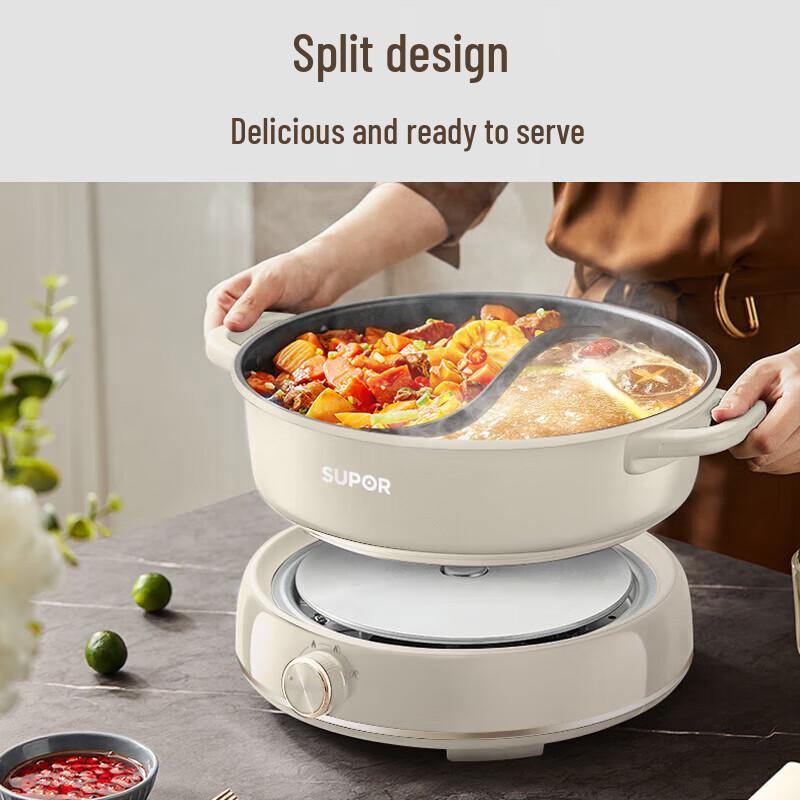 SUPOR 6L Multi-functional Detachable Electric Pot CN plug (adapter included)