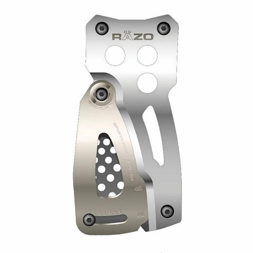 Carmate RAZO Competition Sport Accelerator Pedal RP81 S, Silver,