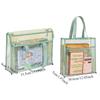 Mesh Test Paper Storage Bag Multifunctional Tutoring Bag Student Tote Bags  School Office Supplies