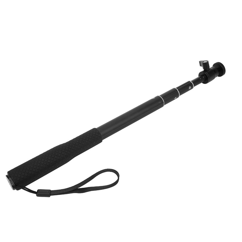 4 Sections Telescopic Selfie Stick with Ballhead for Phone Vlog Video Shooting Live 1 4   Screw Hole