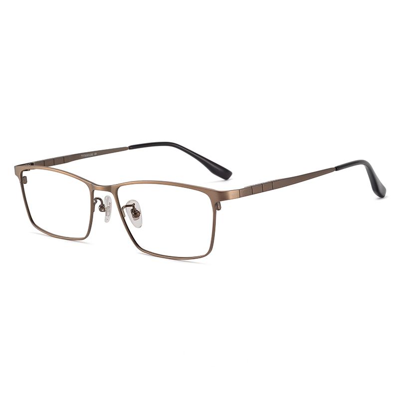 

Унисекс сверхлегкие титановые оптические очки для чтения с диоптриями для близорукости Fashion Square анти-синий фотохромные мультифокальные очки Single Version&1.56&None