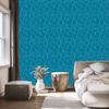 Wallpaper Geometric pattern turquoise, bottom turquoise 50x1000