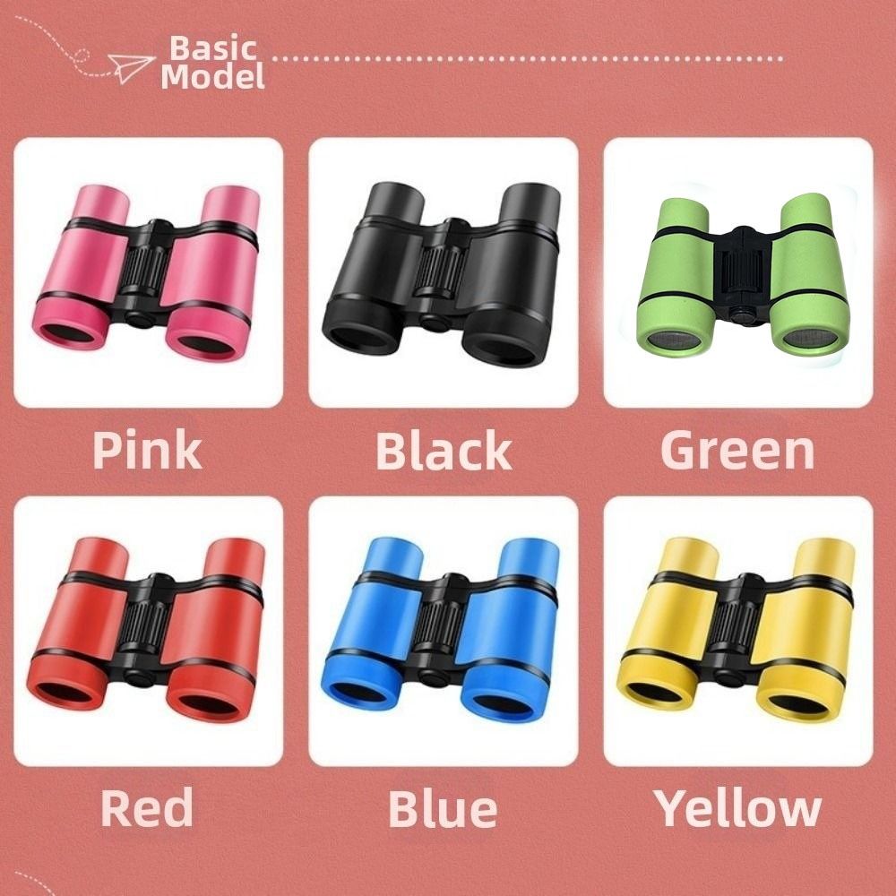 ABS Binocular 4X30 Magnification Science Education Toy Cartoon Kids Telescope  Exploring