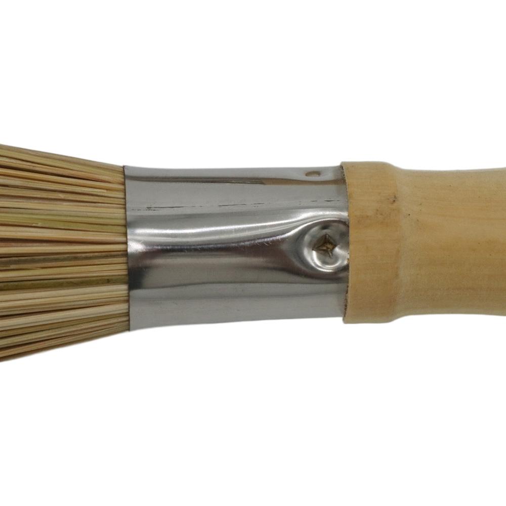 Traditional Wooden Handle Bamboo Natural Dish Scrubber Pot Pan Cleaner Wok Brush Cleaning Tool