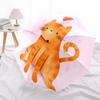 1pc Cat Love Automatic Open/Close Umbrella with One-Touch Button, Compact Folding Canopy, Sturdy 8-Rib Windproof Design S46