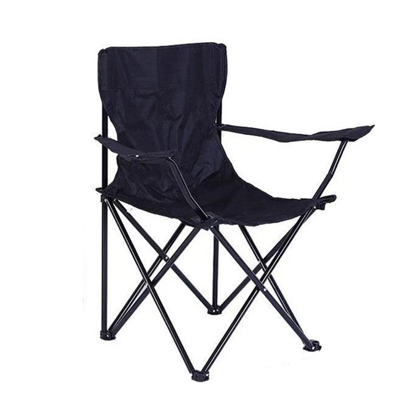 Outdoor Folding Chair with Armrests - Portable, Lightweight for Camping, Hiking, or Car Trips