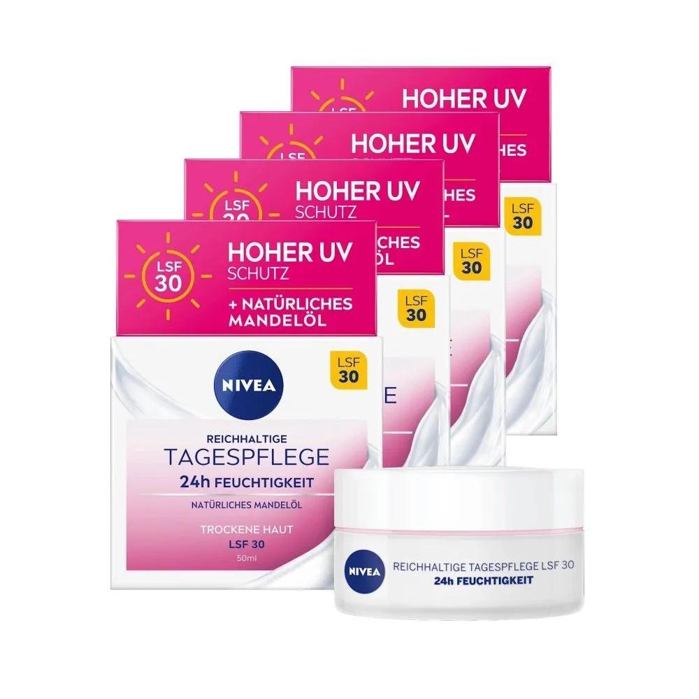 

Nivea Germany LSF 30 Rich Day Essential Cream for Dry Skin 50ml x 4 bottles