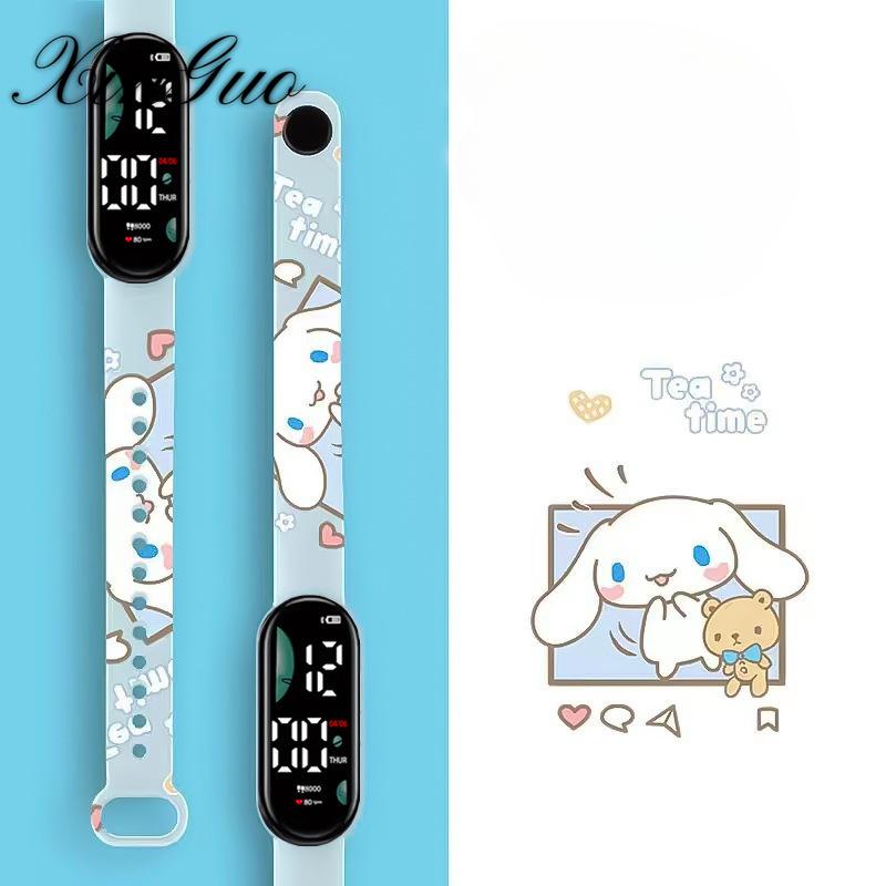New Cartoon Electronic Watch Elementary School Students Cute Children Cartoon Printing LED Sports Watch