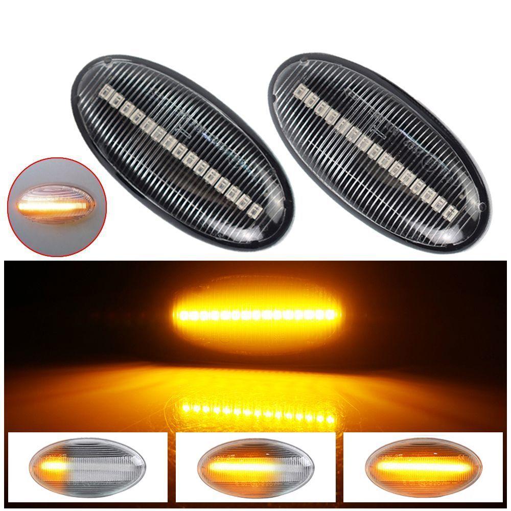 2x LED Dynamische Blinker Seite Marker Licht Sequentielle Blinker Lampe Für Mazda 2 3 5 6 BT-50 MPV 2004 2005 20