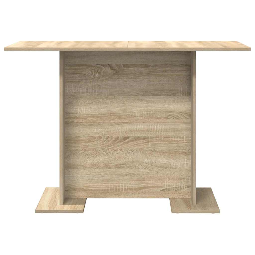 Dining Table Sonoma Oak Finish 110 x 60 x 75 cm Engineered Wood