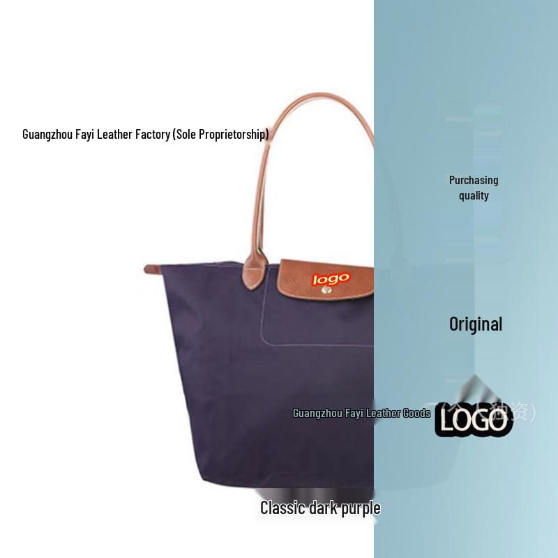 Sac fourre-tout brodé Dragon Français 70e Anniversaire – Sac à main pour femme grande capacité