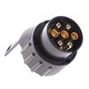 Conector Adaptador de Reboque 12V 7 Pinos para 13 Pinos Conversor Elétrico para Caravana