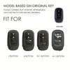 Genuine Leather Auto Key Fob Cover Case Housing Fit For Honda Civic 11Th Gen Accord Vezel Freed Pilot Zrv Ens1 Hrv Crv Auto Accessories
