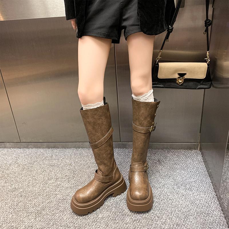New Style Fashionable Autumn Winter Woman Short Boots Soft Bottom Anti-slippery Versatile Catwalk Women's Boots  Mujer