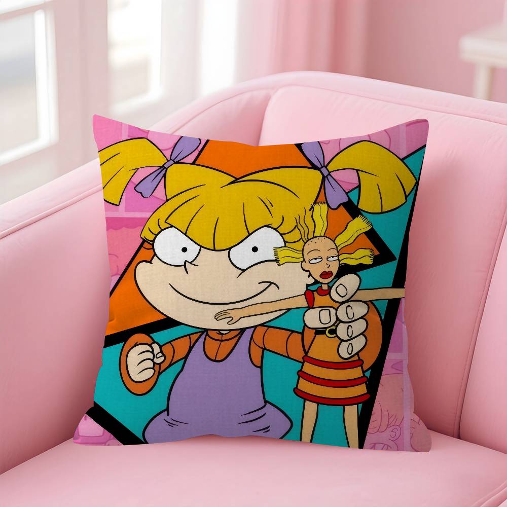 Classic Children Animation R-Rugrats Made Pillow Cover Sofa Cushion Cover Home Room Decoration Children Gift