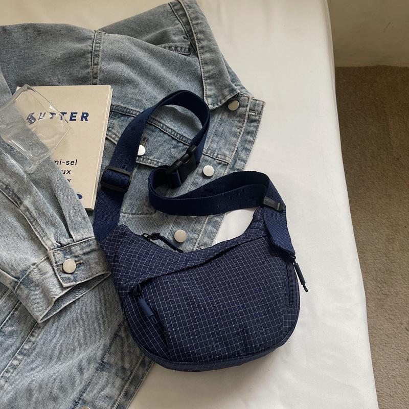 Sac bandoulière de trajet, Sac à bandoulière unique, Cartable d'étudiant, Sac décontracté, Sac en forme de ravioli