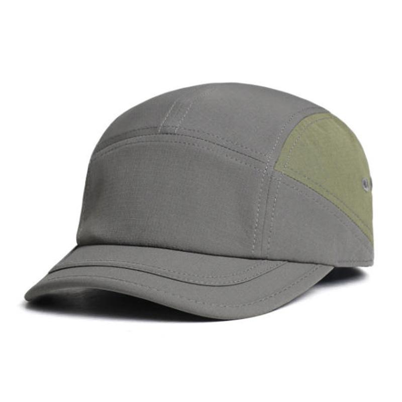 Fast Drying Baseball Cap, Short Eave Outdoor Use Sportss Sun Shading Skateboard Cap, Duckbill Cap Japanese Color Contrasted
