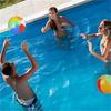 Non-Toxic Inflatable Beach Ball 6 Colors Pvc Water Toy For Pool Lake Party Summer Fun Two Sizes Manual Pump