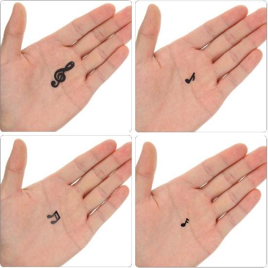 Gejoy 3000 Pcs Music Notes Confetti Mini Music Party Decorations Musical Table Centerpiece Confetti Graduation Black Clef Cutouts for Disco Party