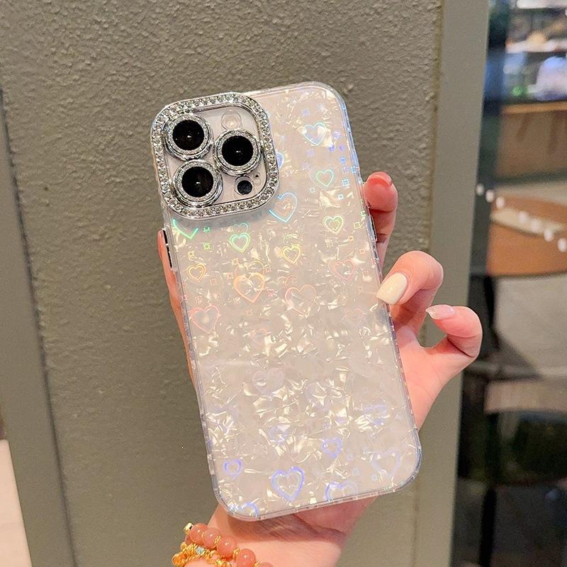 

Light Luxury High-End Rhinestone Mobile Phone Case For Iphone16Pro All-Inclusive Anti-Drop Apple 17 Women S Fashion iPhone 11