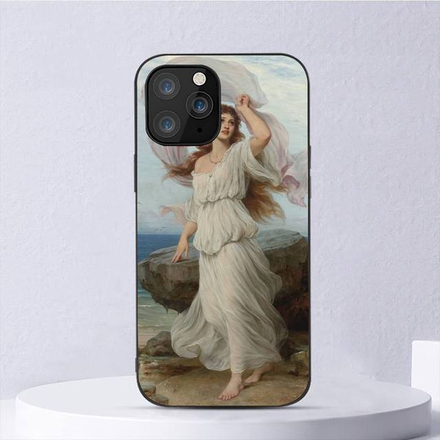 Renaissance Art Painting Phone Case For Iphone 11 12 Mini 13 14 Pro Xs Max X 8 7 6s Plus 5 Se Xr Shell
