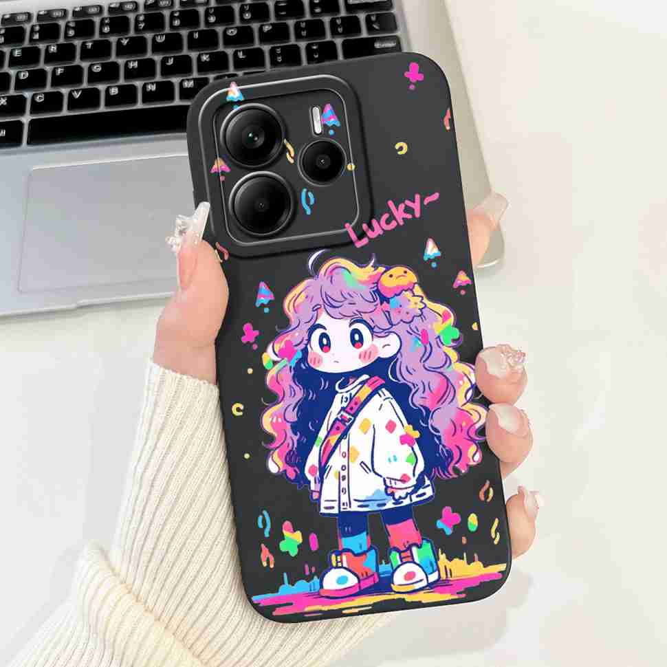 For Xiaomi Redmi Note 14 5G Case Panda Pattern Cover Soft Silicone Phone Case For Redmi Note 14 Note14 5G Fundas 6.67"
