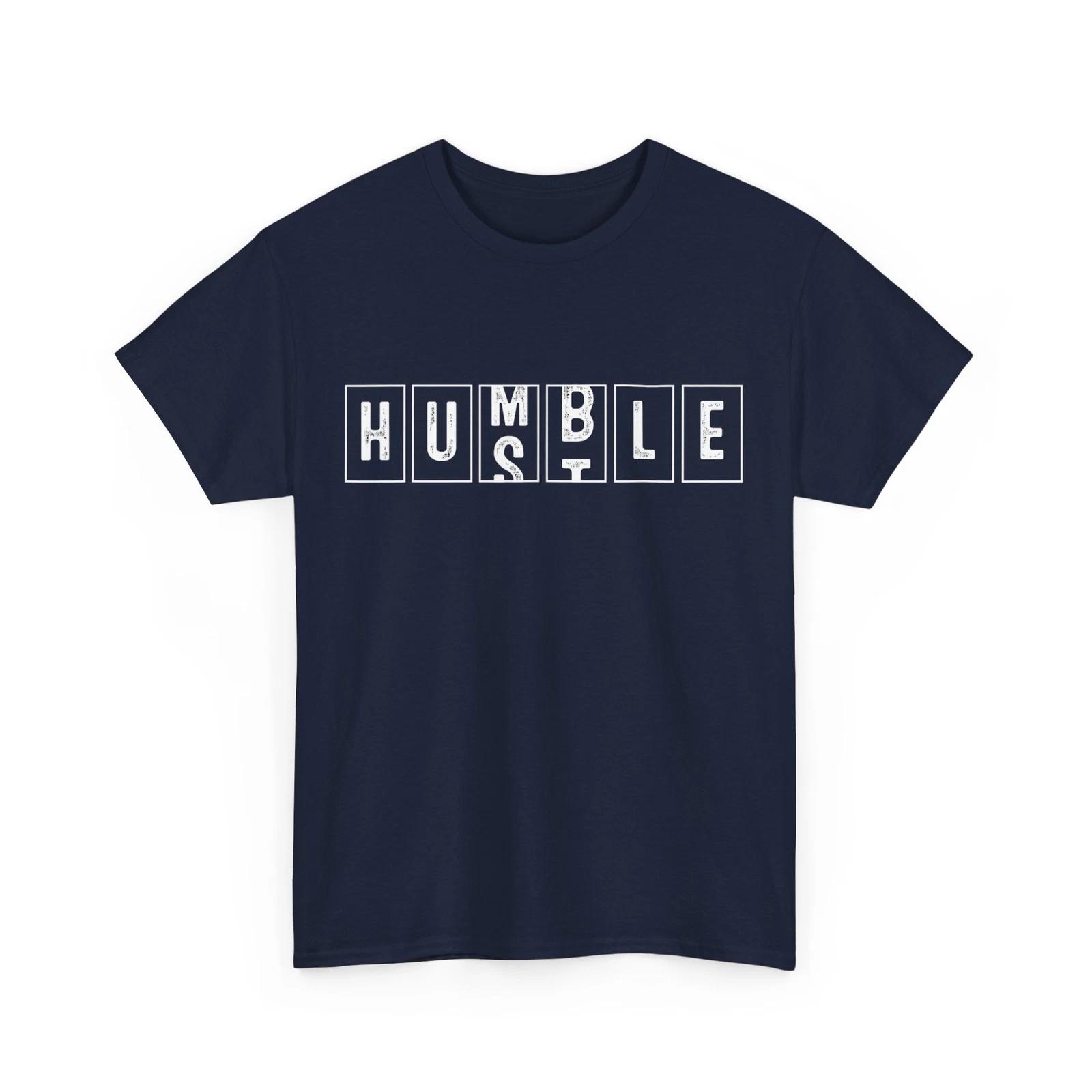 Humble to Hustle Odometer Style T shirt, Motivational Quote T shirt S